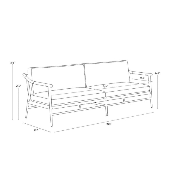 Meadow Sofa - Vault Fog