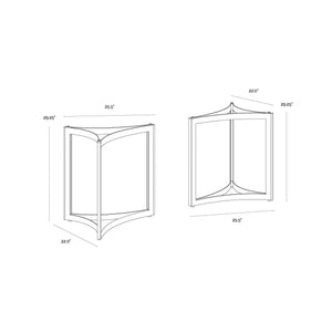 Mendoza Dining Table Base (Set Of 2)