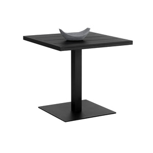 Merano Bistro Table Square - Black - 32"