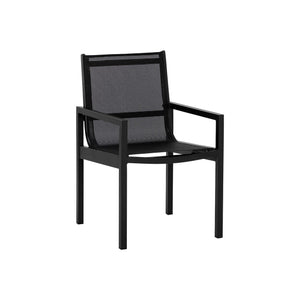 Merano Dining Armchair - Black