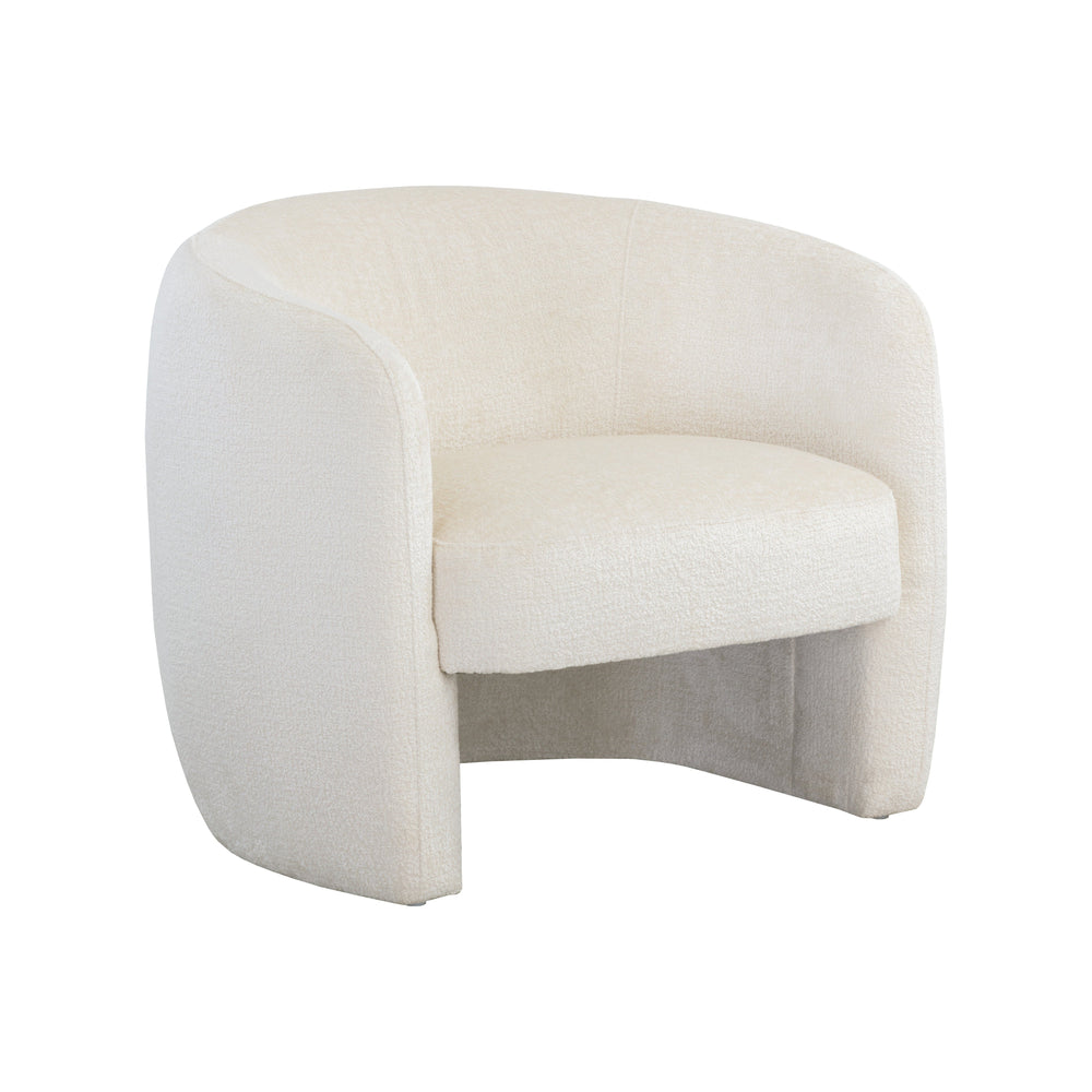Mircea Lounge Chair - Bergen Ivory