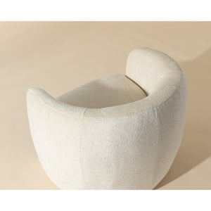 Mircea Lounge Chair - Bergen Ivory