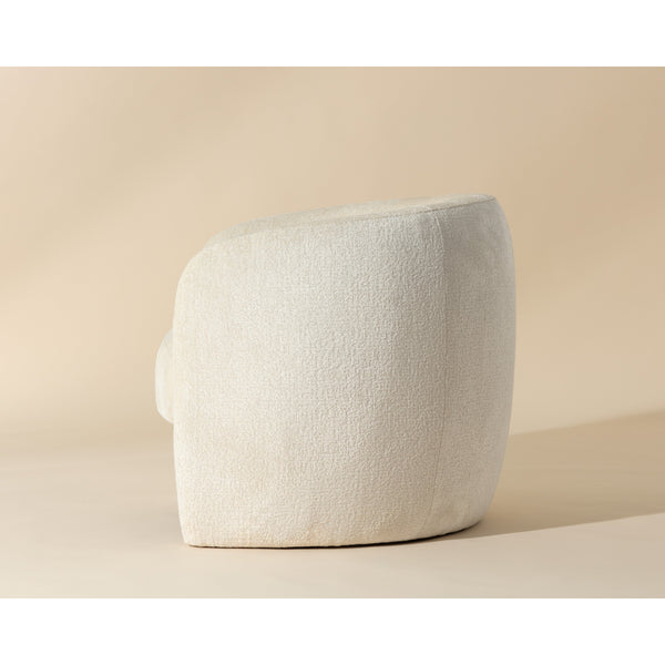 Mircea Lounge Chair - Bergen Ivory