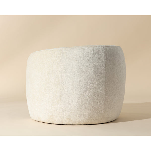 Mircea Lounge Chair - Bergen Ivory