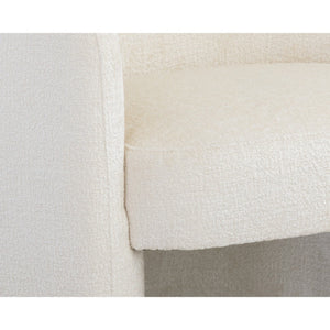 Mircea Lounge Chair - Bergen Ivory