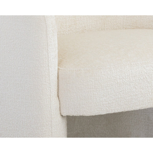 Mircea Lounge Chair - Bergen Ivory