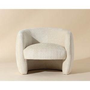 Mircea Lounge Chair - Bergen Ivory