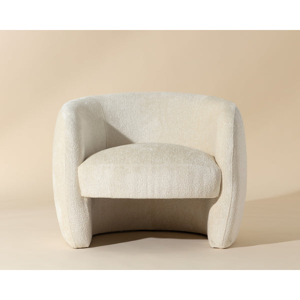Mircea Lounge Chair - Bergen Ivory