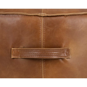 Mitchell Ottoman - Tobacco Tan