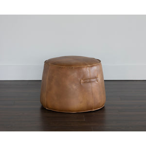 Mitchell Ottoman - Tobacco Tan