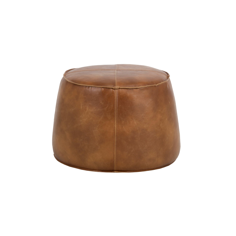 Mitchell Ottoman - Tobacco Tan