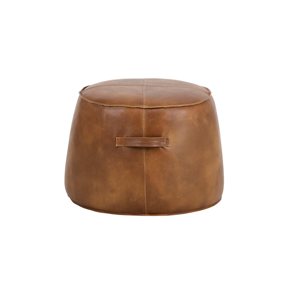 Mitchell Ottoman - Tobacco Tan