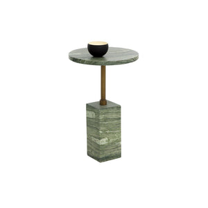 Mizani End Table - Marble Look - Sage
