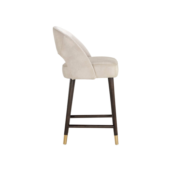 Monae Counter Stool - Bravo Cream / Polo Club Muslin
