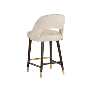 Monae Counter Stool - Bravo Cream / Polo Club Muslin