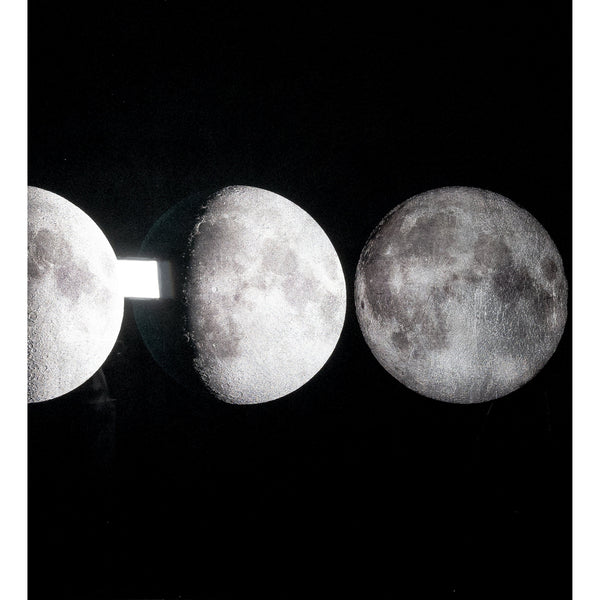 Moon Phases - 72" X 30" - Charcoal Frame
