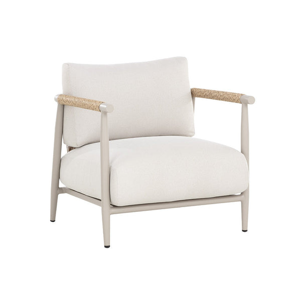 Muros Lounge Chair - Greige - Palazzo Cream