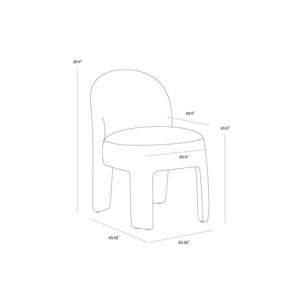 Myrtle Dining Chair - Opera Spice