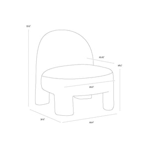 Myrtle Lounge Chair - Opera Spice