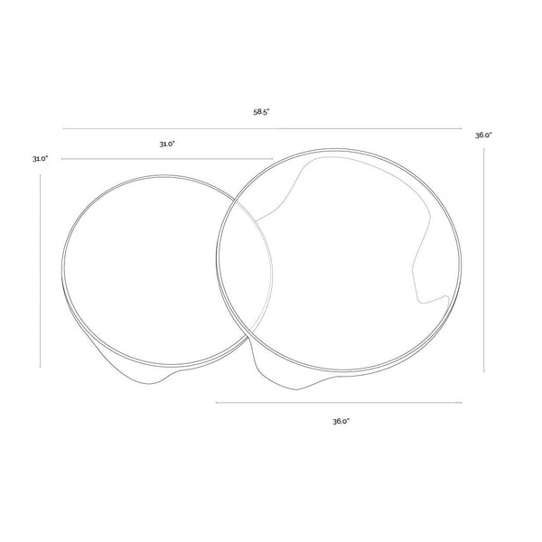 Mysaria Nesting Coffee Tables (Set Of 2)