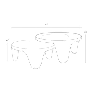 Mysaria Nesting Coffee Tables (Set Of 2)