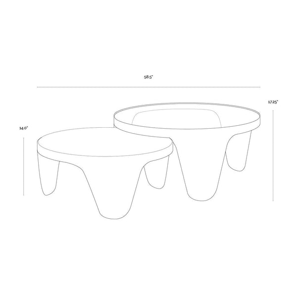 Mysaria Nesting Coffee Tables (Set Of 2)