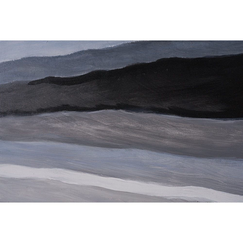 Mystic Landscape - 72" X 22" - Black Floater Frame