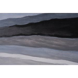 Mystic Landscape - 72" X 22" - Black Floater Frame