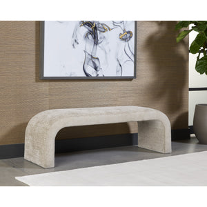 Nahara Bench - Bergen Taupe