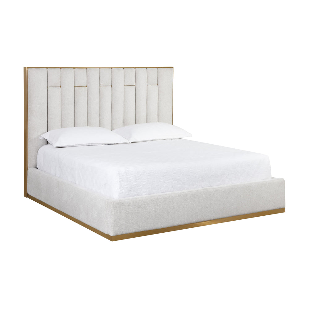 Nemu Bed King - Rhea Light Barley