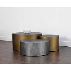 Neo Nesting Coffee Table - Antique Brass