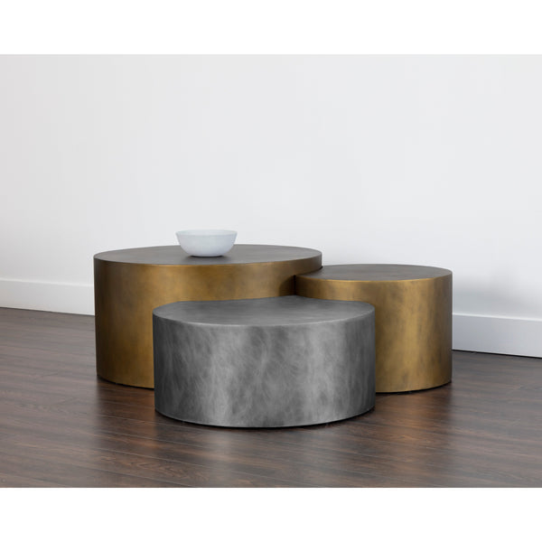 Neo Nesting Coffee Table - Antique Brass