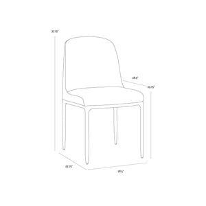 Nestor Dining Chair - Zenith Alabaster