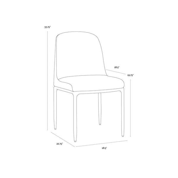 Nestor Dining Chair - Zenith Alabaster