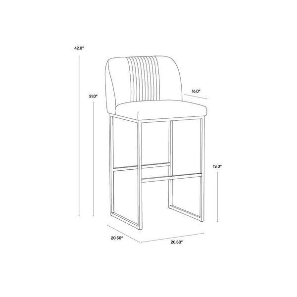Nevin Barstool - Shadow Grey