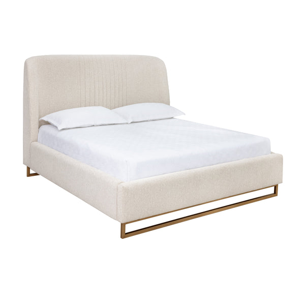 Nevin Bed King - Dove Cream