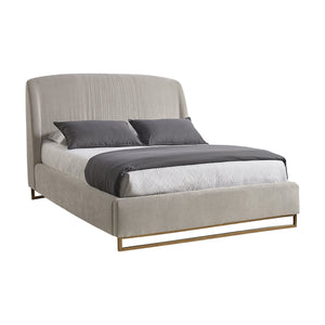 Nevin Bed Queen - Polo Club Stone