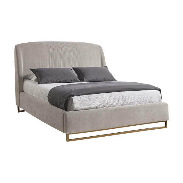 Nevin Bed Queen - Polo Club Stone