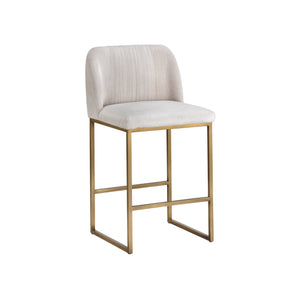 Nevin Counter Stool - Polo Club Muslin