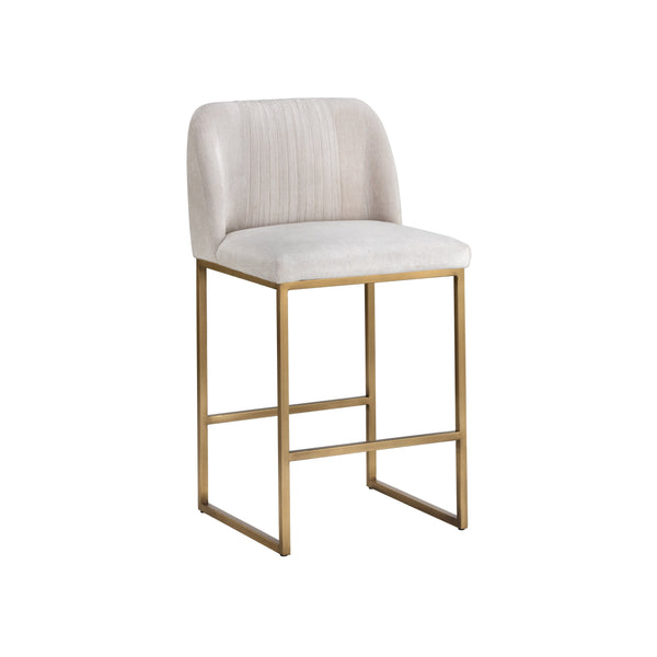 Nevin Counter Stool - Polo Club Muslin