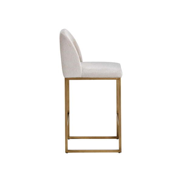 Nevin Counter Stool - Polo Club Muslin