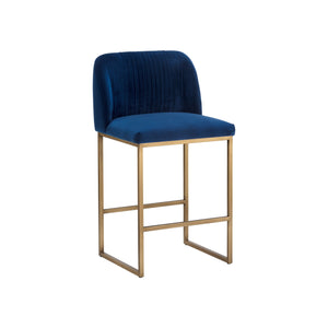 Nevin Counter Stool - Sapphire Blue