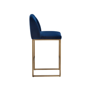 Nevin Counter Stool - Sapphire Blue