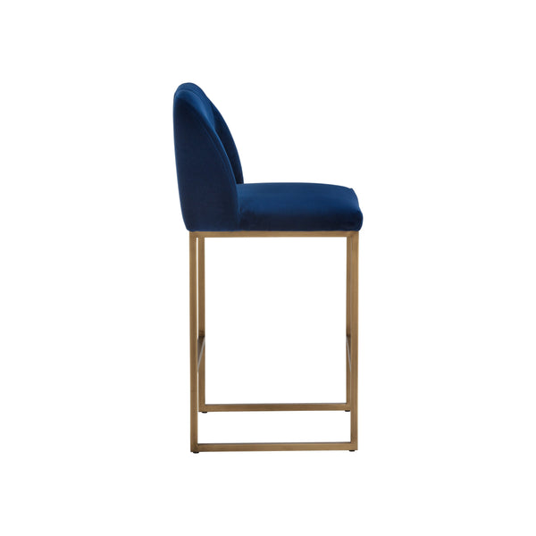 Nevin Counter Stool - Sapphire Blue
