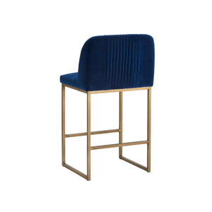 Nevin Counter Stool - Sapphire Blue