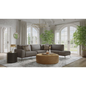 Nilda Ottoman - Camel Leather