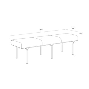 Nuvella Bench - Hailey Moon