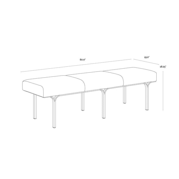 Nuvella Bench - Hailey Moon