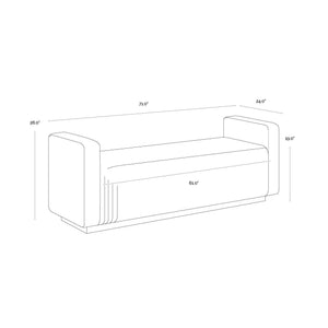 Odette Bench - Maven Black