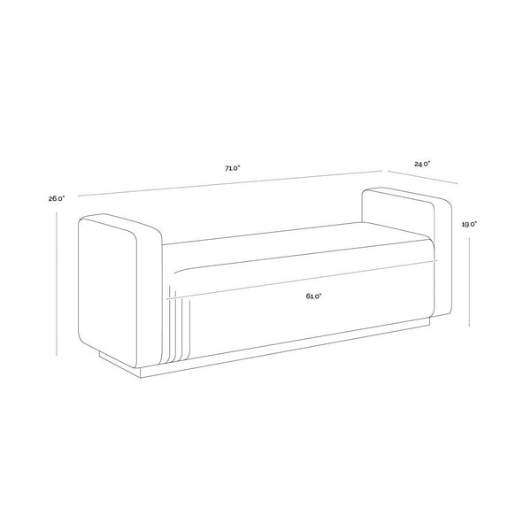 Odette Bench - Maven Black